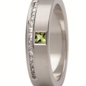 Obrączka z białego złota ST-216B-m