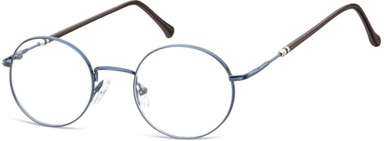 Lenonki okrągłe Okulary oprawki optyczne 926A ciemne niebieskie