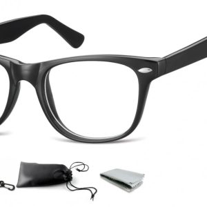 Okulary oprawki zerówki korekcyjne Nerdy Flex Sunoptic AC15 czarne