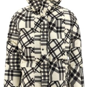 KURTKA PUCHOWA Z LOGO "MULTICHECK"