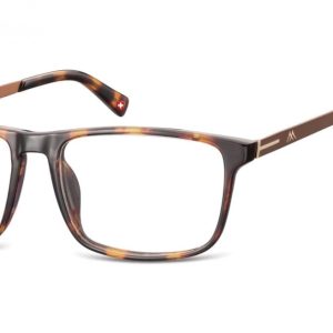 Okulary oprawki korekcyjne Nerdy Unisex Montana MA59A panterka + brązowy zausznik