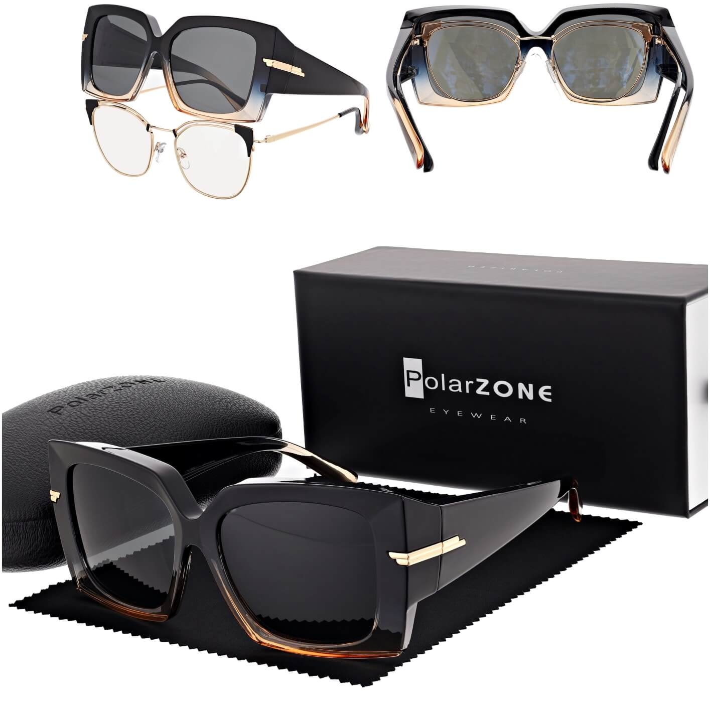 Okulary przeciwsłoneczne polaryzacyjne Nakładane na Korekcyjne FIT OVER POL-12-2