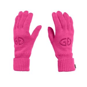 DZIANINOWE RĘKAWICZKI Z LOGO "VANITY"