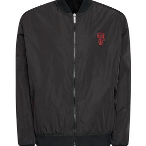 DWUSTRONNA KURTKA TYPU BOMBER Z LOGO