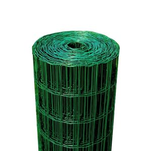 Siatka zgrzewana 100 mm x 100 mm / 1,50 m - rolka 20 m Antracyt, Zielony