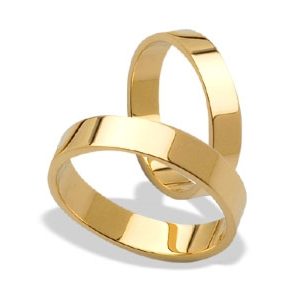 Obrączka z żółtego złota ŁK-12Z-EXTRA light-m