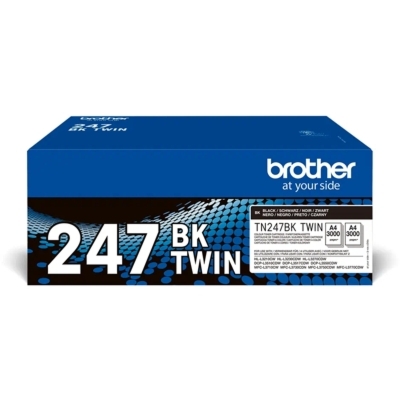 Tonery Oryginalne Brother TN-247BK TWIN (TN247BKTWIN) (Czarne) (dwupak) - DARMOWA DOSTAWA w 24h