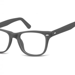 Okulary dziecięce zerówki Nerdy AK48F szare