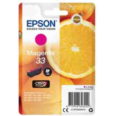 Tusz Oryginalny Epson T3343 (C13T33434012) (Purpurowy) - DARMOWA DOSTAWA w 24h