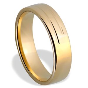 Obrączka z żółtego złota ŁN-14Z-m