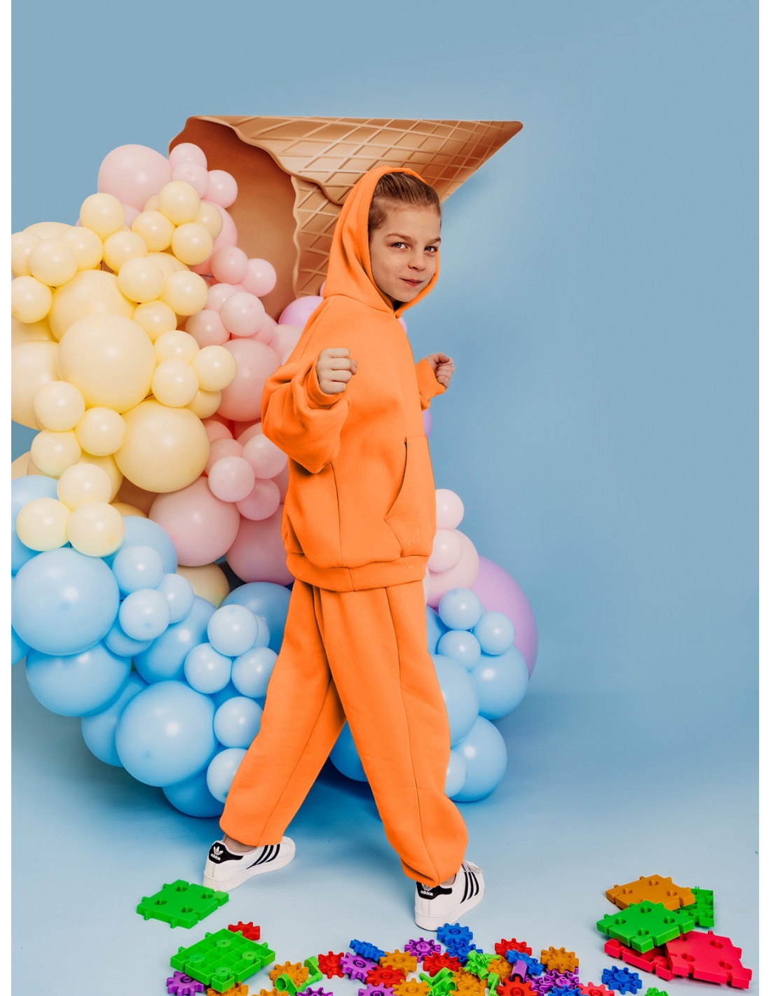 Komplet dresowy dziecięcy MULAN - orange