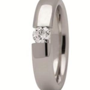 Obrączka z białego złota ST-161B-k