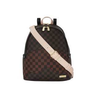 MAŁY PLECAK Z WZOREM I LOGO "BOUJEE STRAP"