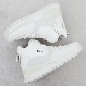 Sneakersy damskie na platformie białe Big Star SS274510