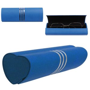 Niebieskie etui okularowe na magnes STHC-96A