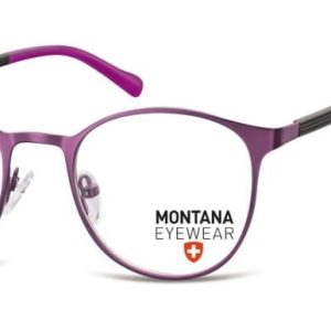 Okrągłe Okulary Oprawki optyczne pod korekcję MM607F purpurowe