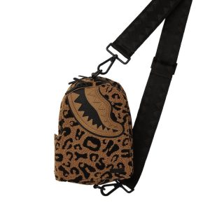 MINI PLECAK Z FROTY "CHENILLE CHEETAH"