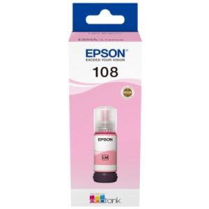 Tusz Oryginalny Epson 108 (C13T09C64A) (Jasny purpurowy) - DARMOWA DOSTAWA w 24h