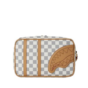 KOSMETYCZKA Z WZOREM I LOGO "HENNY LATTE"