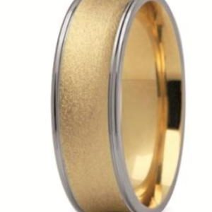 Obrączka z żółtego i białego złota ST-98ZB-k