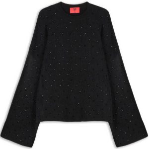 SWETER Z KRYSZTAŁOWYM ZDOBIENIEM "STRASS"