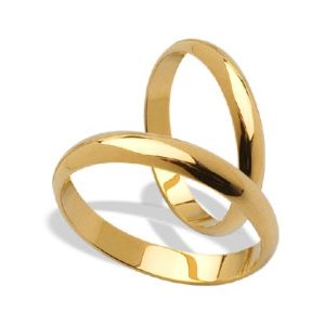 Obrączka klasyczna z żółtego złota ŁK-21-EXTRA Light-k