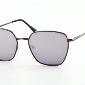 Klasyczne okulary przeciwsłoneczne metalowe srebrne lustra hm-1585 z fleksami