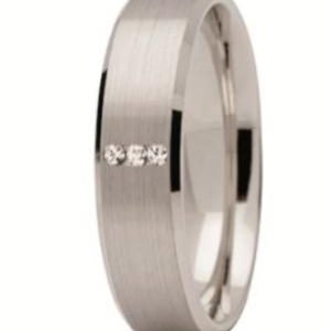 Obrączka z białego złota ST-268B-k