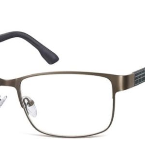 Elastyczne oprawki okularowe Sunoptic 610D metalowe kolor oliwkowy