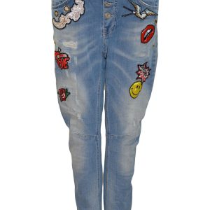 ROSSODISERA JEANSY BOYFRIEND J3097ROSE