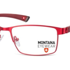 Bordowe okulary oprawki optyczne Montana MM613G