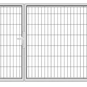 BramoFurtka wypełniona panelem - 1,50+2,50 x 1,50 m - oynkowana