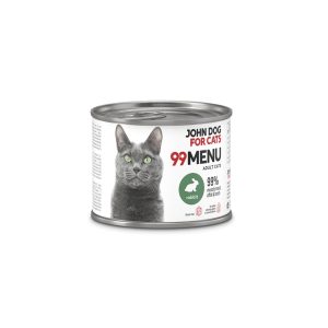 Karma mokra John Dog for Cats królik - 200g