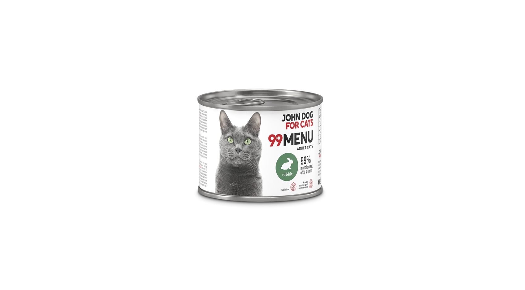 Karma mokra John Dog for Cats królik - 200g