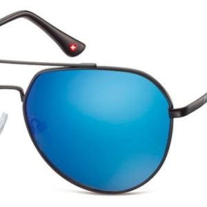 Okulary przeciwsłoneczne pilotki Montana MS90B lustrzanki black/blue