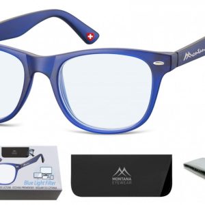 Okulary z filtrem do Komputera i Czytania moc : +3,50 Plusy z Antyrefleksem Montana BLFBOX67C