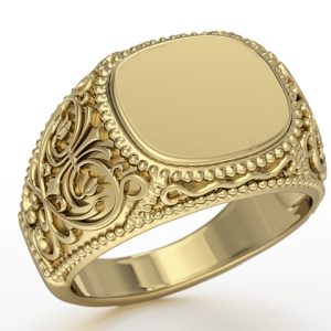 Sygnet z żółtego złota SJ-27Z