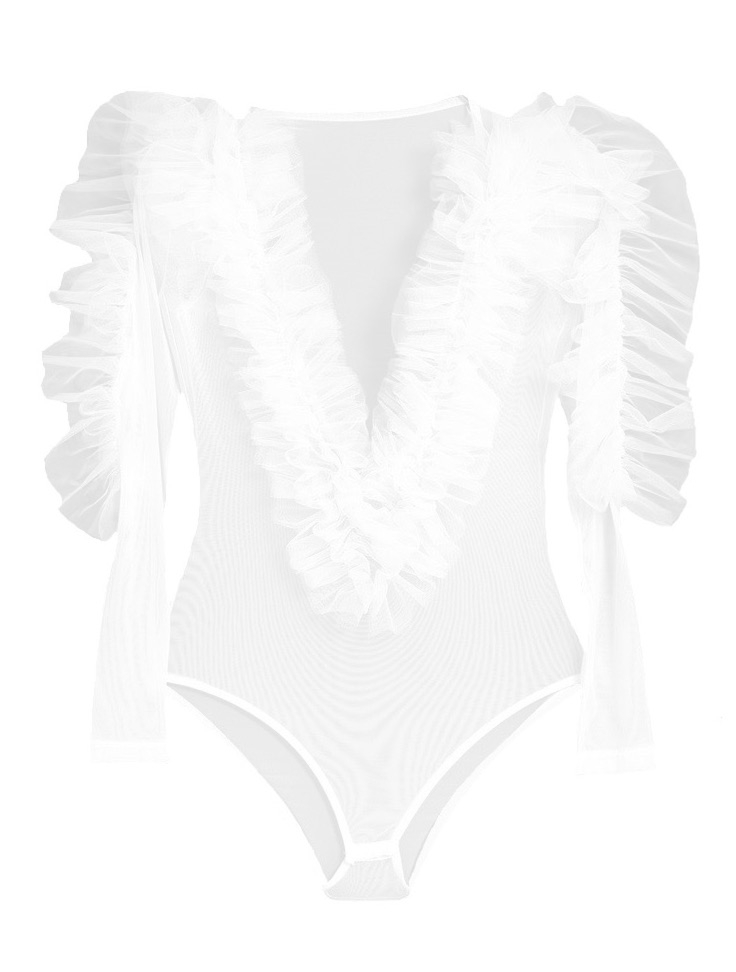 BODY Z TIULOWYM WYKOŃCZENIEM "MARINA"