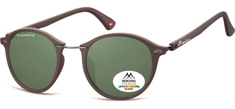 Okragle okulary z polaryzacja Montana MP22F