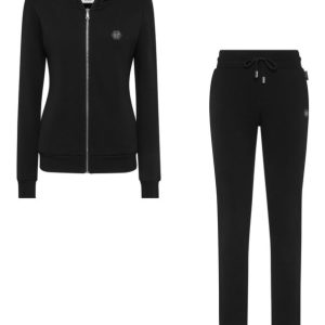 KOMPLET DRESOWY Z KRYSZTAŁOWYM ZDOBIENIEM I LOGO