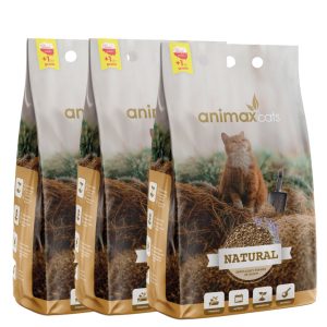 Animax Cats Kruszon zbrylający lawenda ze słomy. Mega pochłaniacz zapachów !!! - 24l