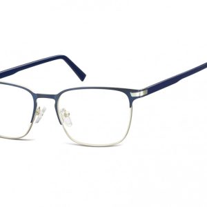 Okulary oprawki optyczne korekcyjne Sunoptic 917A granatowo-srebrne
