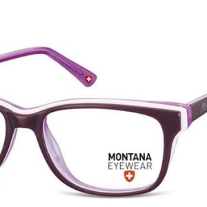 Damskie Okulary oprawki korekcyjne, optyczne nerdy Montana MA81D fioletowe