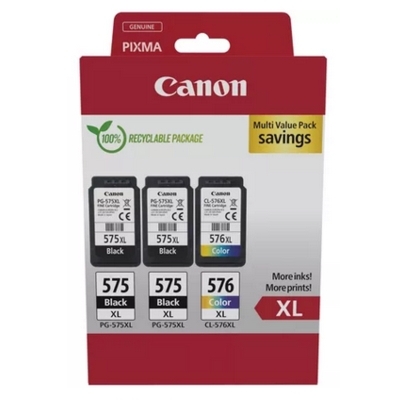 Tusz Oryginalny Canon 2x PG-575 XL + CL-576 XL (5437C004) (zestaw) - DARMOWA DOSTAWA w 24h