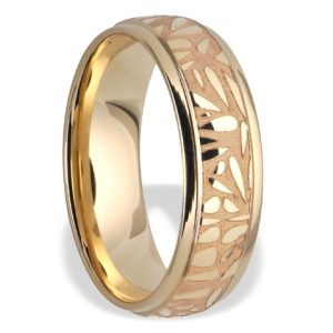 Obrączka z żółtego złota ŁN-02Z-k