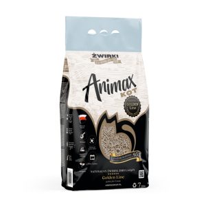 AnimaxKot Golden Line 3mm, żwirek zbrylający dla kota peletka 3mm - opakowanie 7L - 7l