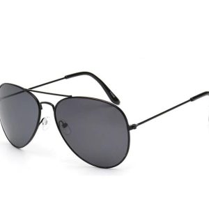 Okulary Aviator czarne Pilotki przeciwsłoneczne 2161A