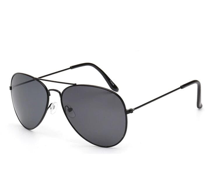 Okulary Aviator czarne Pilotki przeciwsłoneczne 2161A