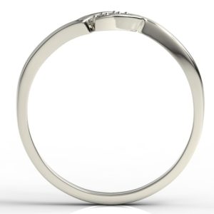 Pierścionek z białego złota z diamentami AP-71B