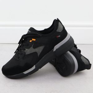 Wodoodporne półbuty sportowe czarne Rieker U1403-01